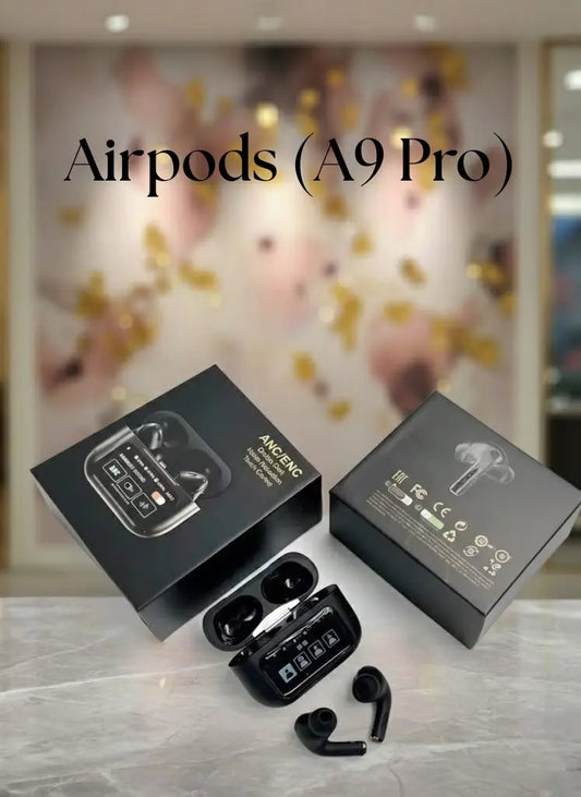 A9 Pro Wireless AirPods – Bluetooth Earbuds with Charging Case AQ Trendify