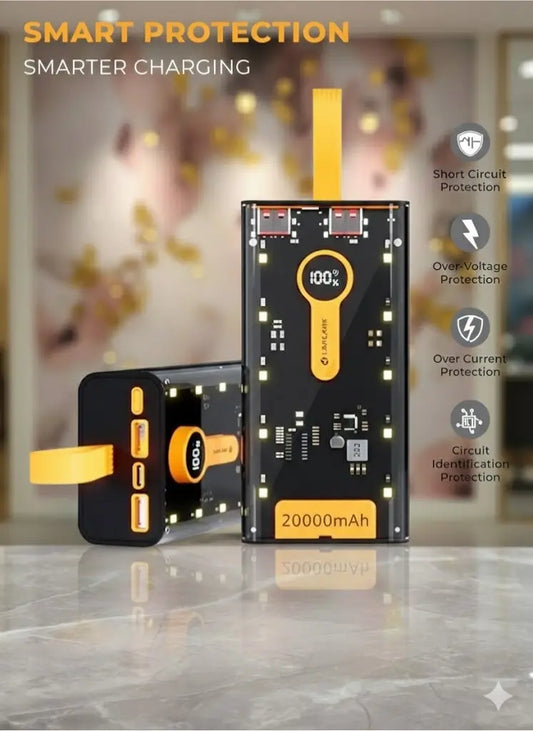 Bolt B106 20000 mAh High-Capacity Power Bank – Fast & Reliable Portable Charger AQ Trendify